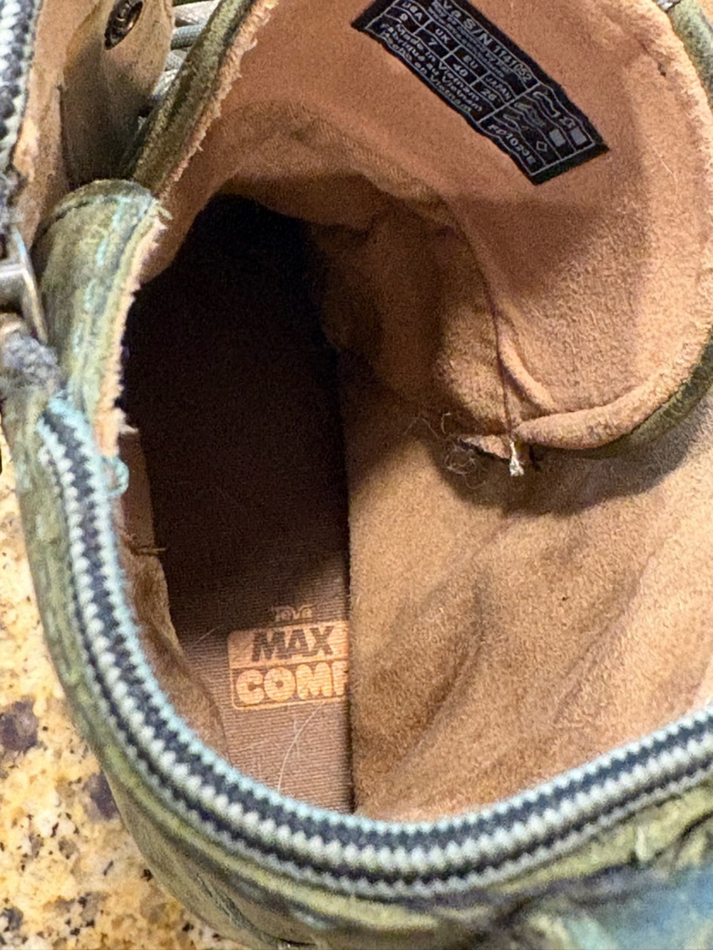 Teva Womens Rowena Water Proof Olive  Leather Outdoor Zipper Mid-Calf Boots 9 - Picture 3 of 10